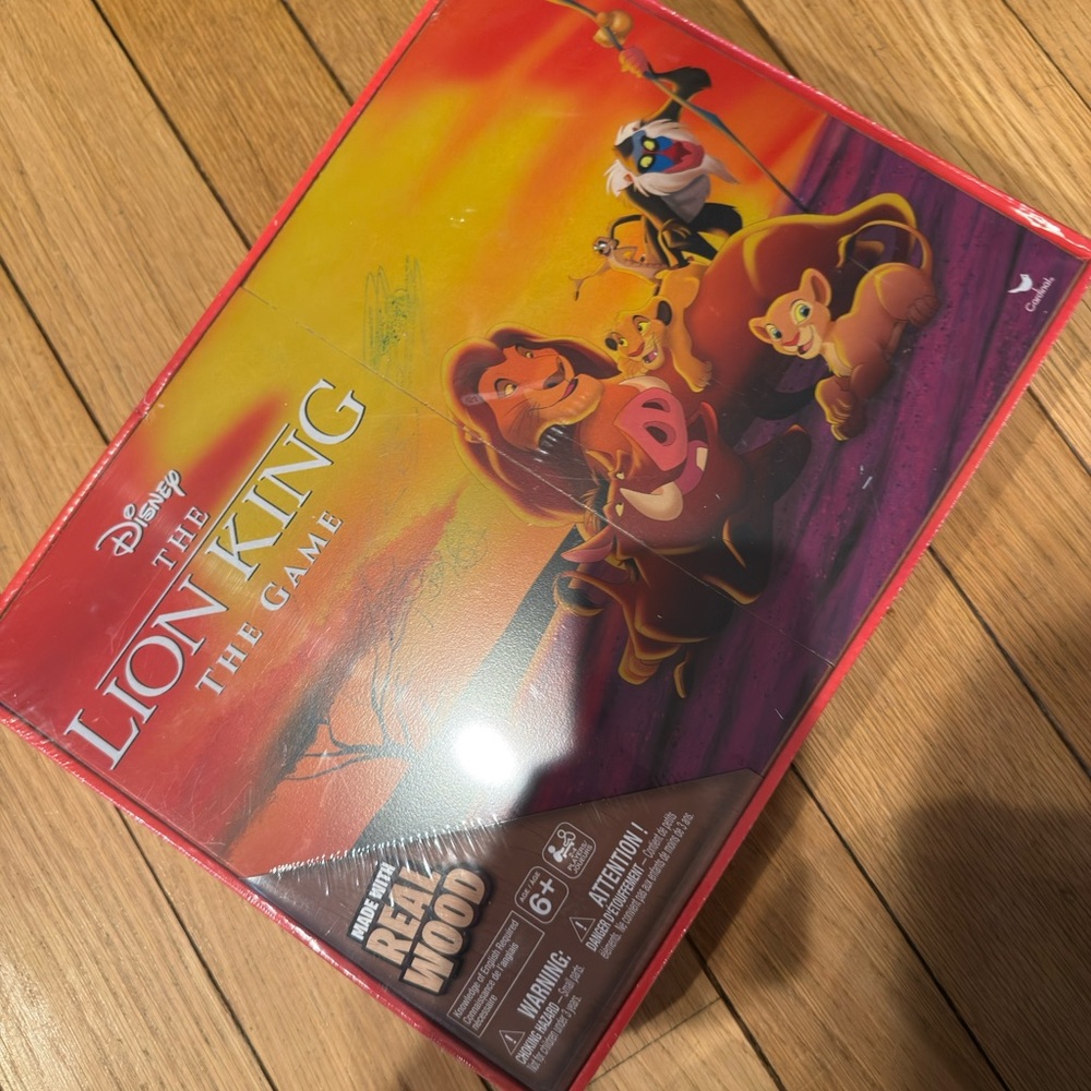 Disney The Lion King Game with Bold Red and Orange